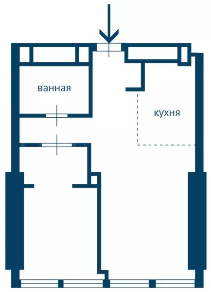 Продажа квартиры площадью 60 м² 20 этаж в NEVA TOWERS по адресу Сити, г Москва, 1-й Красногвардейский проезд, д 22